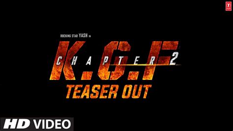 Kgf Chapter 2 Movie Logo Release On Holi Yash Sanjay Dutt