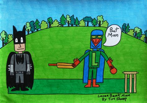 Batman Laser Beak Man By Tim Sharp