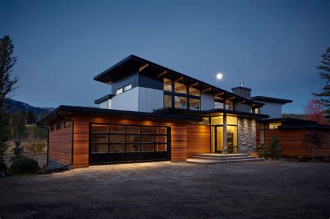 Turkel Design For Lindal Cedar Homes Moderno Fachada Seattle De