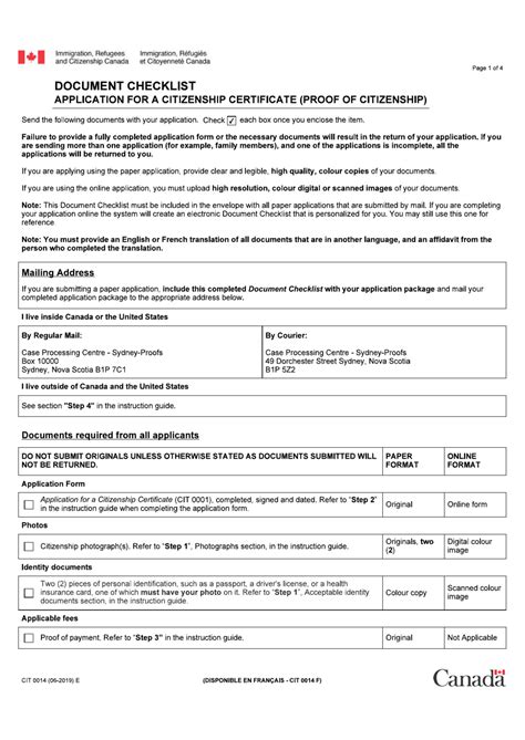 Form Cit0014 Fill Out Sign Online And Download Fillable Pdf Canada