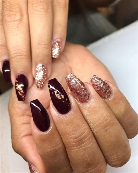 stunning burgundy nail designs    summer sexy women fashion lifestyle blog