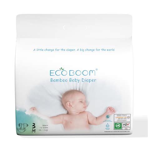 Eco Boom Bamboo Baby Diaper Medium 32 Wildsprout