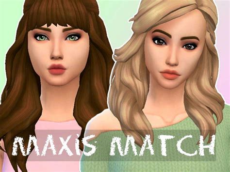 Maxis Match Lookbook 7 Sims Amino