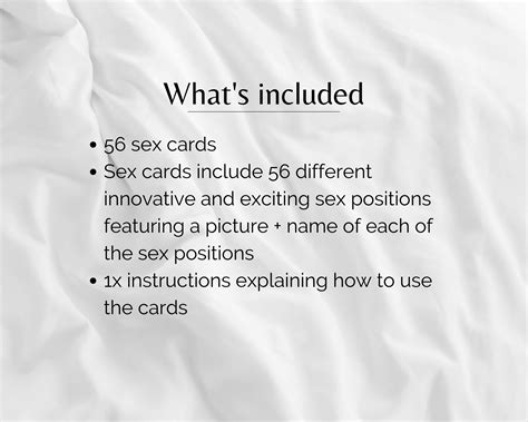 Printable Sex Cards With Sex Positions Sex Game T For Etsy