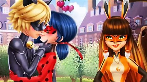 Ladybug And Cat Noir Kissing Miraculous Hero Kiss Ladybug Full