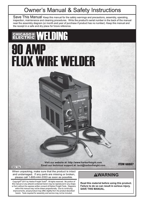 Chicago Electric 90 Amp Flux Wire Welder Wiring Diagram Wiring