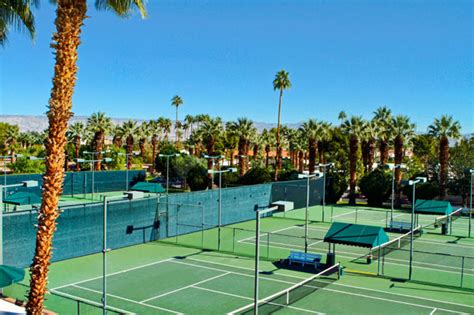 Palm Springs Tennis Club Resort Tennis Courts West Coast Condo Rentals