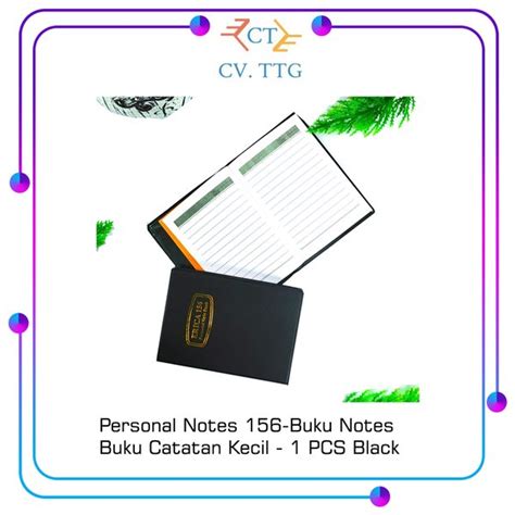 Jual Personal Notes 156 Buku Notes Buku Catatan Kecil Notebook Mini Black Di Lapak Cv