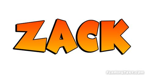 Zack Logo Free Name Design Tool From Flaming Text