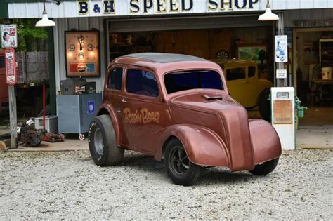 1948 Anglia Gasser Original 60s Drag Car Hot Rod Ford Bobbin Bear