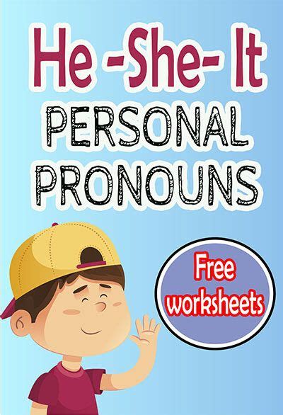 He She It Grammar And Exercises In 2021 Personal Pronouns Pronoun