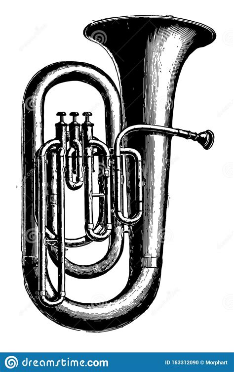 How To Draw A Tuba Instrument