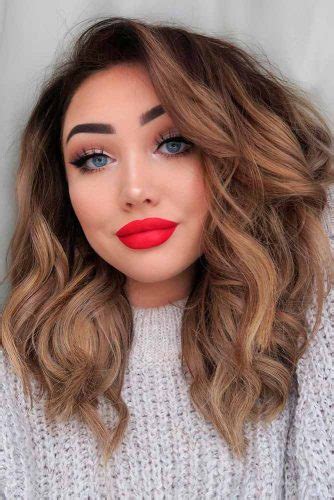 Wavy textured hairstyles for medium length hair. 30 Chic Hairstyles for Medium Length Hair | LoveHairStyles.com