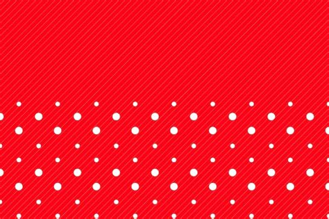 Free Vector Flat Design Red Polka Dot Background