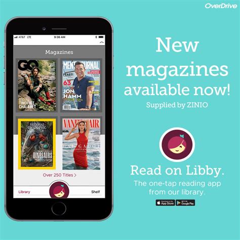 Magazines Now Available Through Library Reading App Libby Whitman