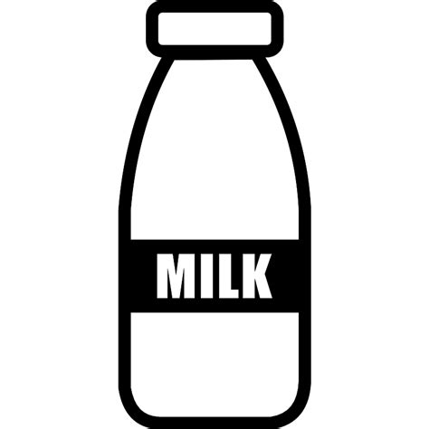Milk Bottle Vector Svg Icon Svg Repo