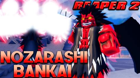 Nozarashi Bankai Showcase Reaper 2 Youtube