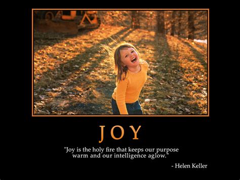 Motivational Wallpaper On Joy Joy Is The Holy Fire That Keeps Quote