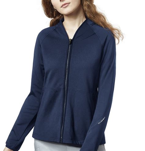 Wonderwink Layers Womens Fleece Full Zip Jacket 8209