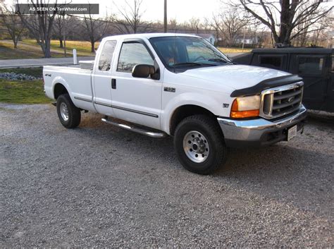 1999 Ford F 250 7 3 Diesel 4x4 Supercab Longbed Good Solid Truck
