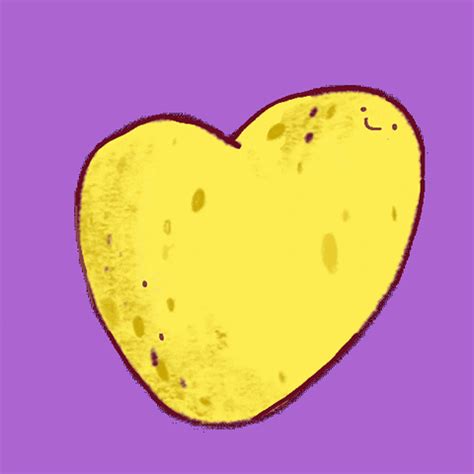Heart Potato Gif By Alice Socal Find Share On Giphy