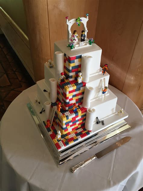 This Lego Wedding Cake At Work Today Rpics