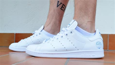 Adidas Stan Smith White On Feet Review Fv Youtube