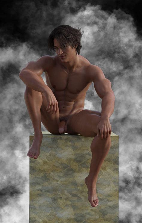 Nude Male Fashion Catwalk Digital Art By Barroa Artworks Fine Art My