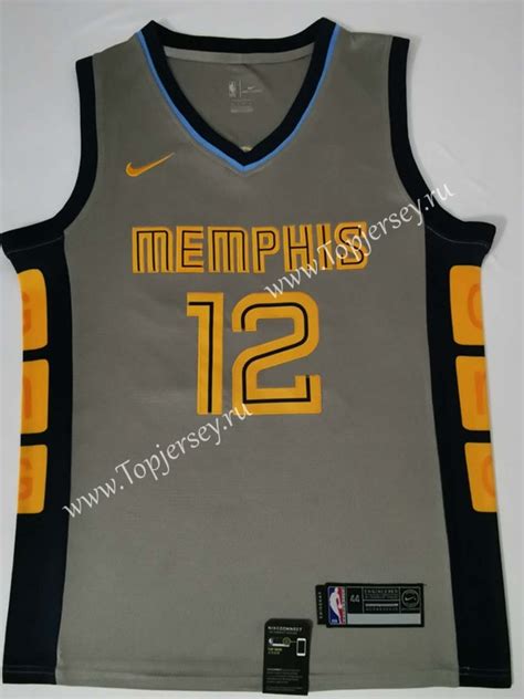 The grizzlies compete in the national basketball association (nba) as a member of the league's western conference southwest division. City Edition Memphis Grizzlies Gray #12 NBA Jersey-Memphis ...