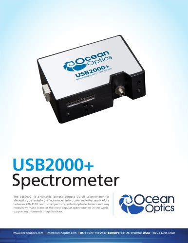 Usb2000 Ocean Insight Pdf Catalogs Technical Documentation