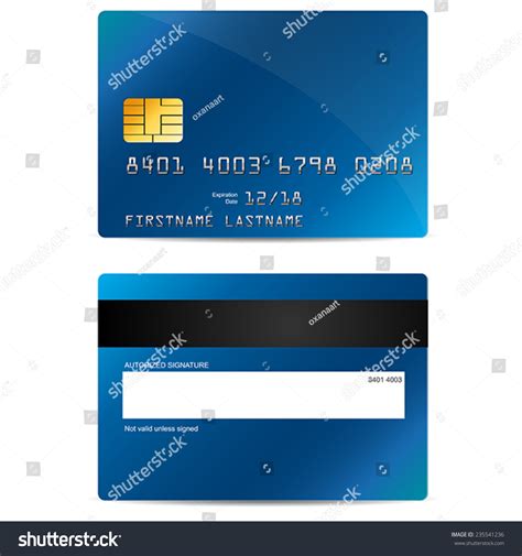 Check spelling or type a new query. Vector Credit Cards, Front And Back - 235541236 : Shutterstock