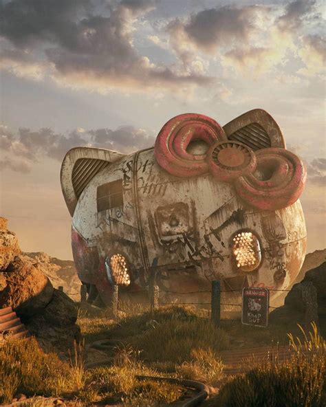 Dystopian Digital Art Visualizes Pop Culture Icons As Ancient Ruins