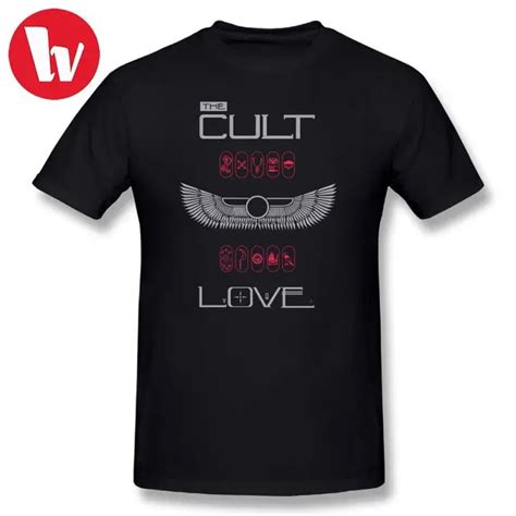 The Cult T Shirt Of Love T Shirt Men Cartoon Print 100 Cotton T Shirts