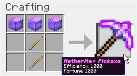 Minecraft Uhc But I Added A New Netherite Block Pickaxe