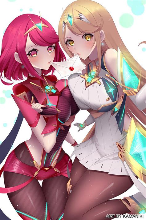 I Drew Pyra And Mythra So Happy They’re In Smash Now R Xenoblade Chronicles