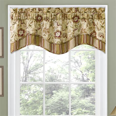 Traditions By Waverly Navarra Floral 52 Curtain Valance And Reviews