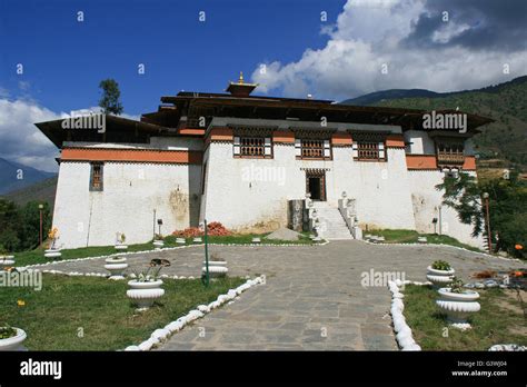 The Simtokha Dzong In Thimphu Bhutan Stock Photo Alamy