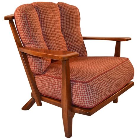 Cushman Maple Lounge Chair at 1stDibs