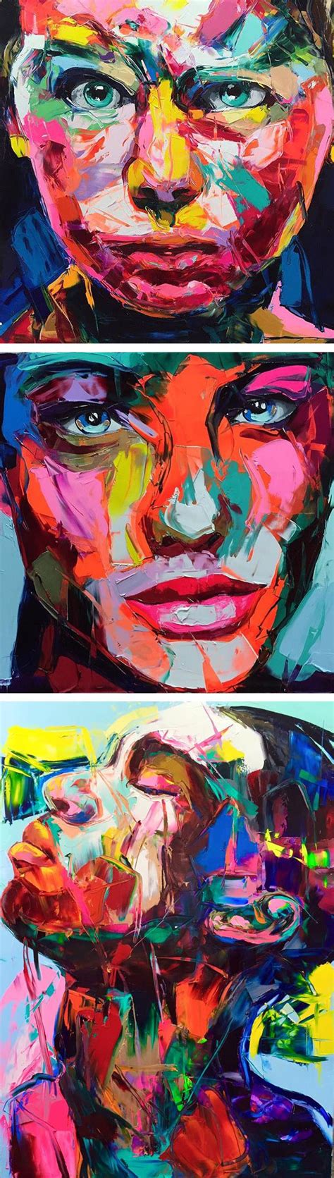 Vibrant Palette Knife Portraits Radiate Raw Emotions Emotional Art