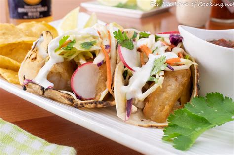 Baja Fish Tacos With Citrus Slaw For The Love Of Cooking