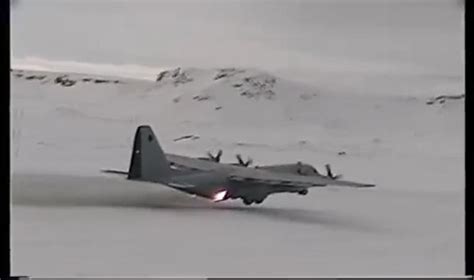 Chilean C 130 Hercules Performs Jato In Antarctica