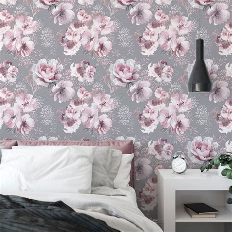 Muriva Dramatic Floral Wallpaper Sample Sheet Home Store More