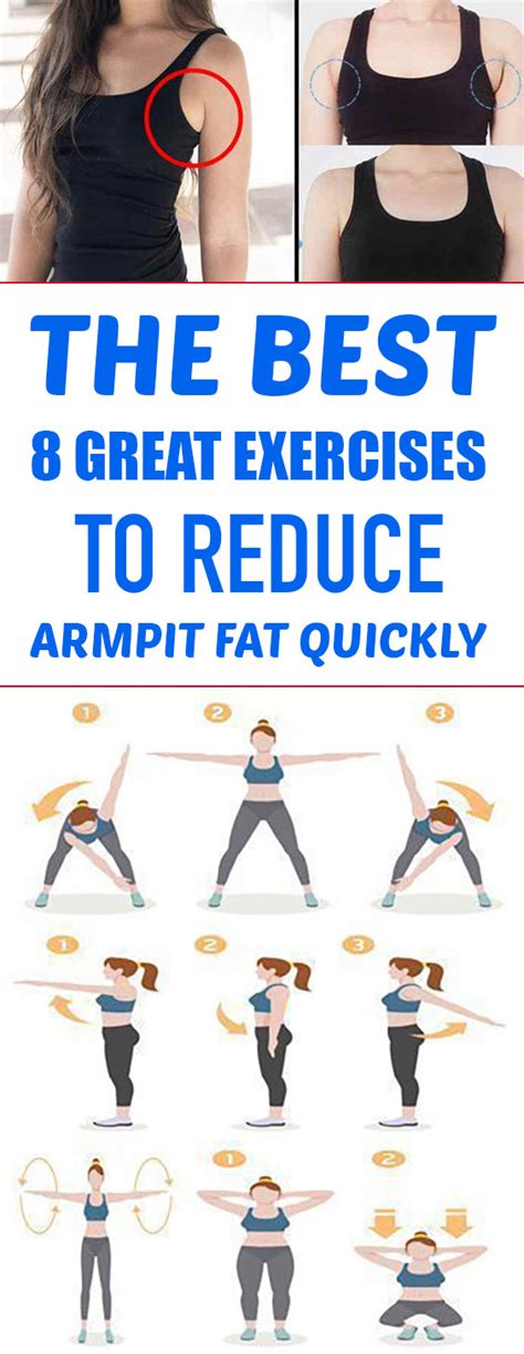 The Best 8 Great Exercises To Reduce Armpit Fat Quickly Blogworldrecipes