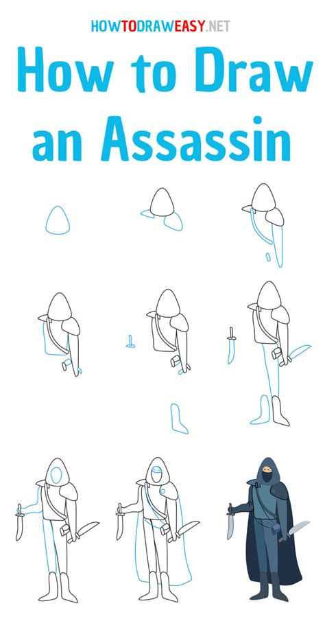 How To Draw An Assassin How To Draw Easy