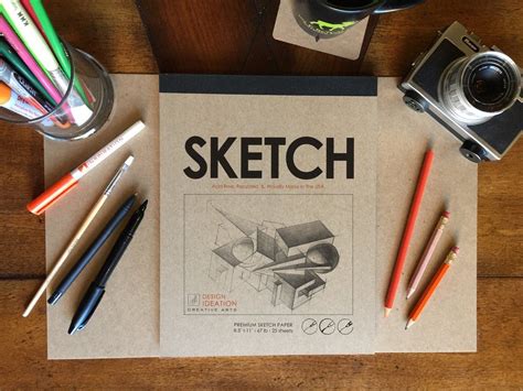 Design Ideation Premium Paper Sketch Pad Removable Sheets Sketch