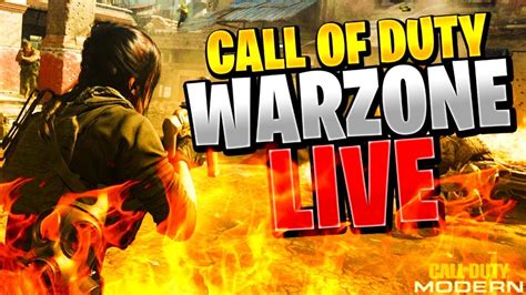 Call Of Duty Warzone Live Stream Youtube
