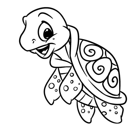 Ausmalbilder schildkröte
