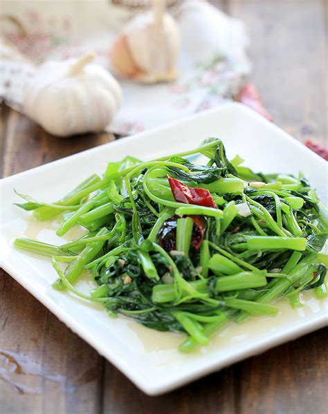 Chinese Water Spinach Stir Fry Recipe Cart