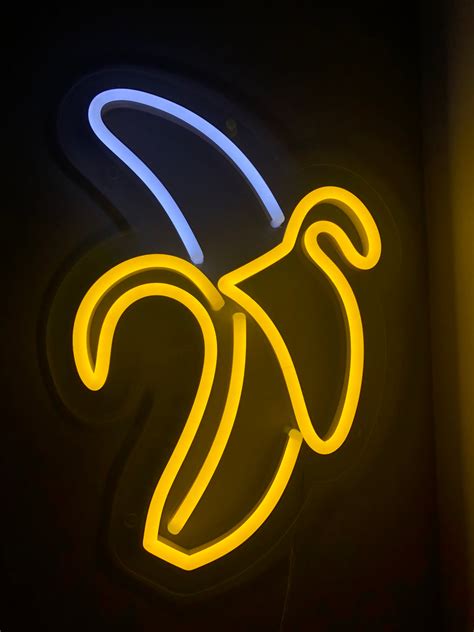 Banana Led Neon Sign Neon Signs Ltd