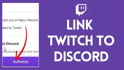 How To Link Twitch To Discord Twitch Tutorial Youtube